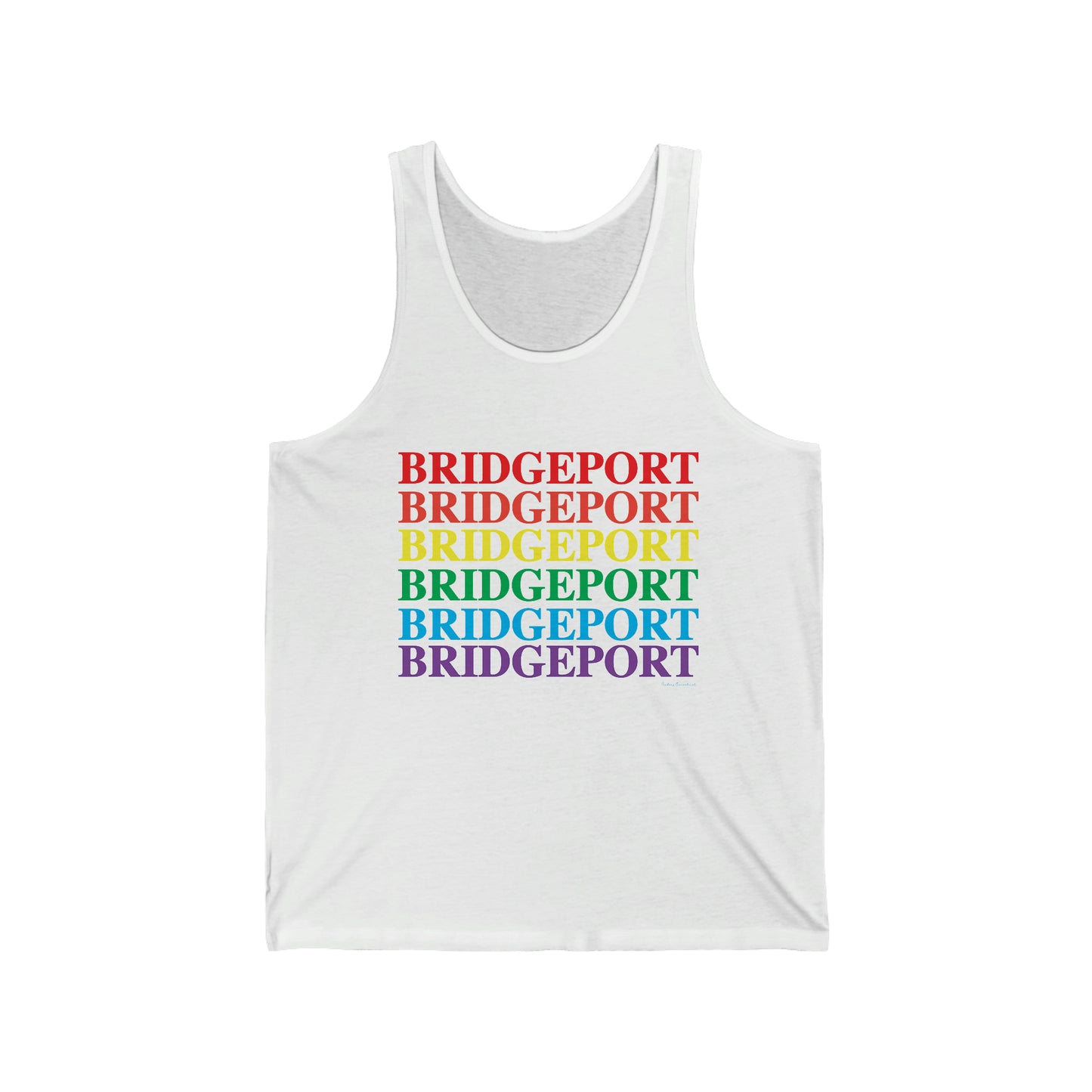 Bridgeport pride tank top shirt bridgeport connecticut 