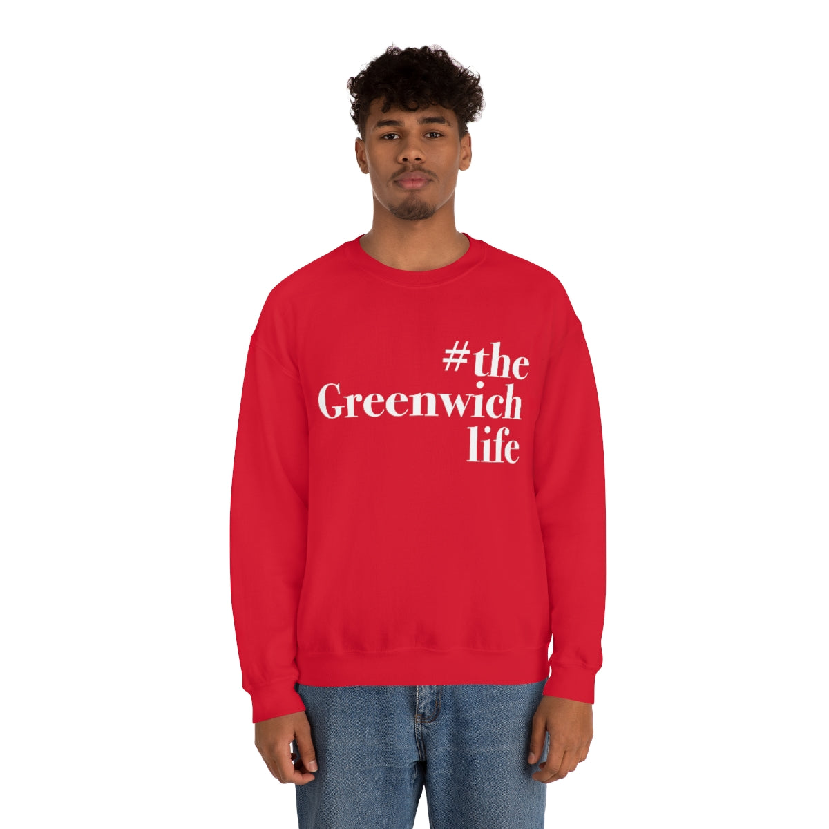 #thegreenwichlife Unisex Heavy Blend™ Crewneck Sweatshirt