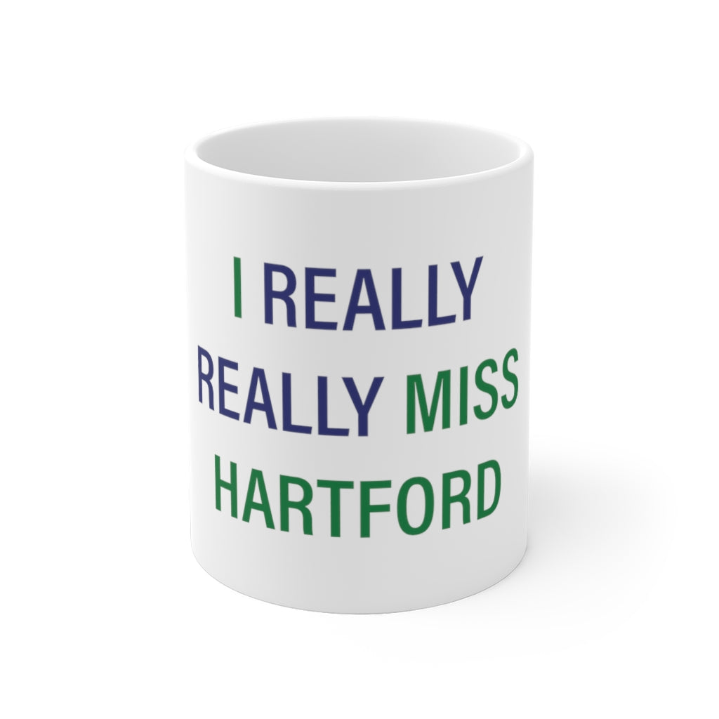 I Really Really Miss Hartford White Ceramic Mug   Proceeds of this collection go to help Finding Connecticut’s website and brand. Free USA shipping.  Click here to go back to our home pageI Really Really Miss Hartford White Ceramic Mug   Proceeds of this collection go to help Finding Connecticut’s website and brand. Free USA shipping.  Click here to go back to our home page