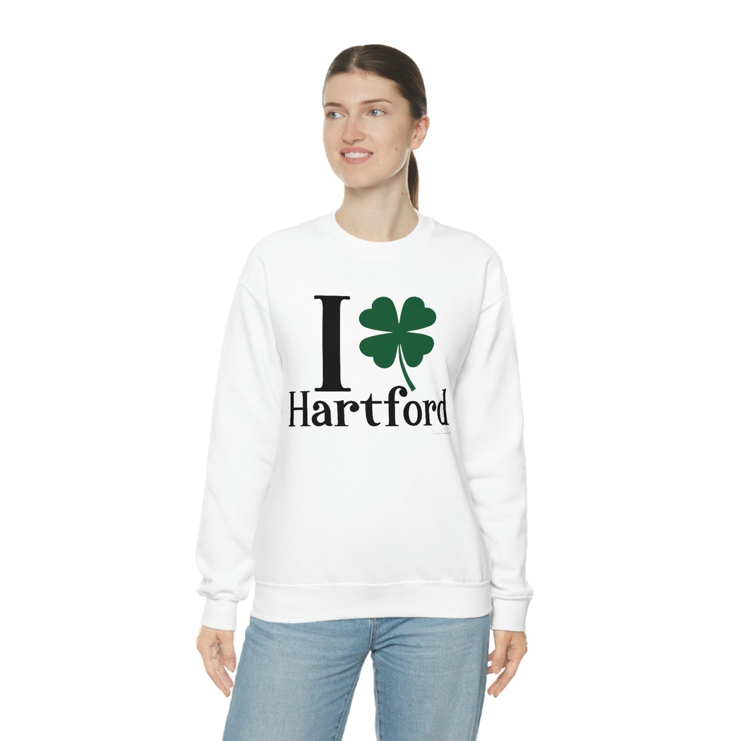 I Clover Hartford Unisex Heavy Blend™ Crewneck Sweatshirt