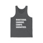 Minuteman. Cannons. Compo. Saugatuck.  Unisex Jersey Tank