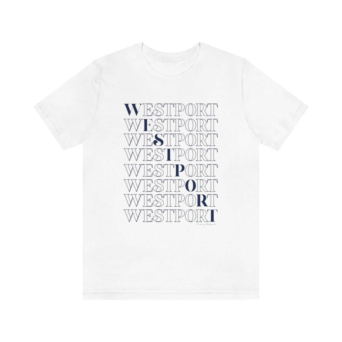 westport on repeat tee shirt