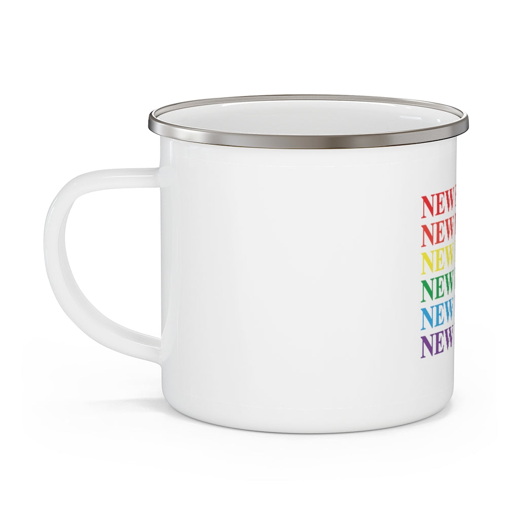 New Britain Pride Enamel Camping Mug