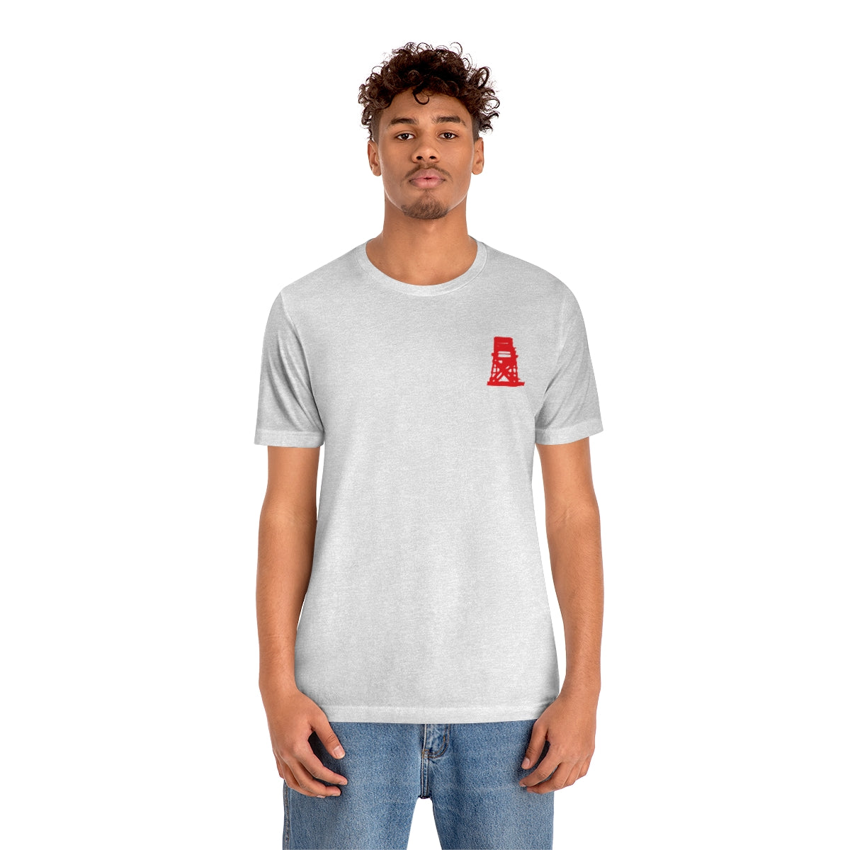 Fairfield Love (front and back) Unisex Jersey Short Sleeve Tee