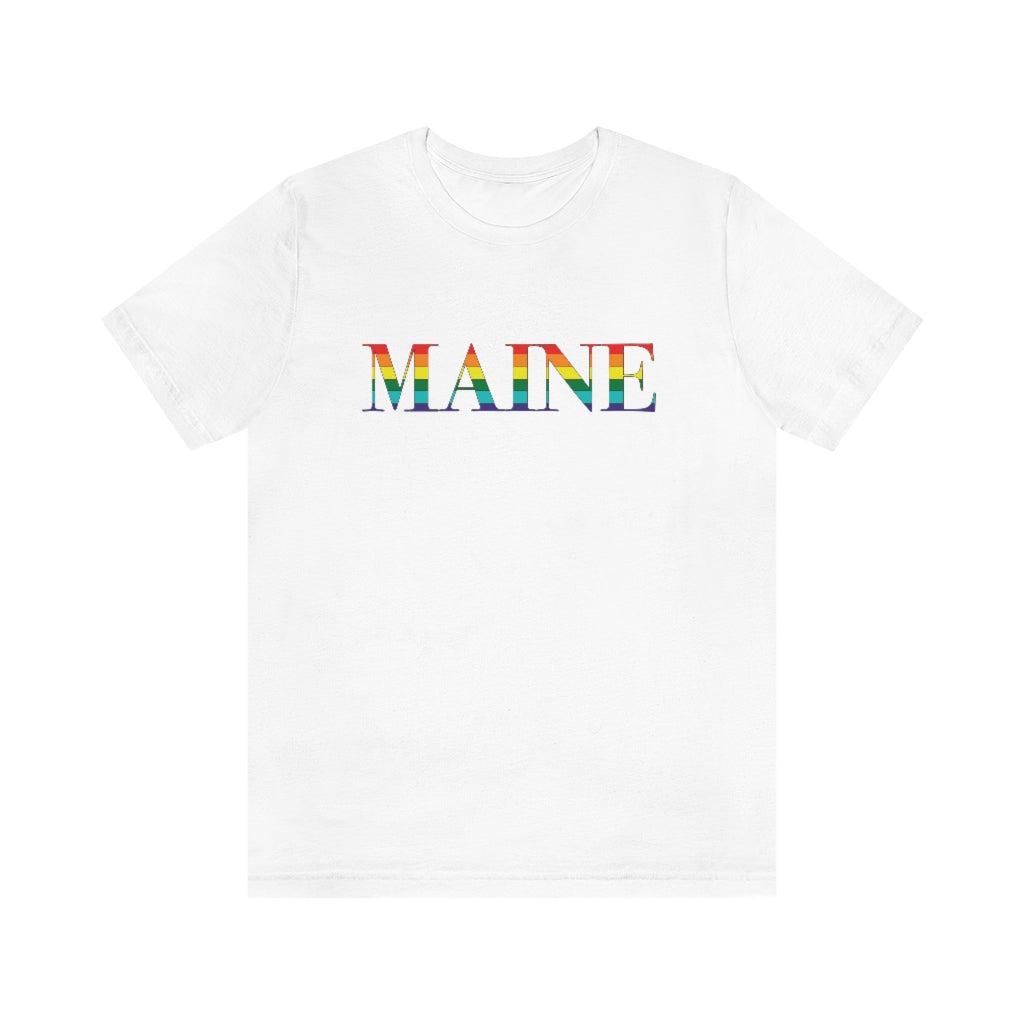 Maine Pride Unisex Jersey Short Sleeve Tee