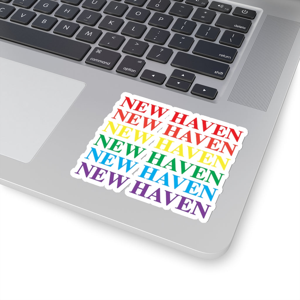 New Haven Pride Kiss-Cut Stickers