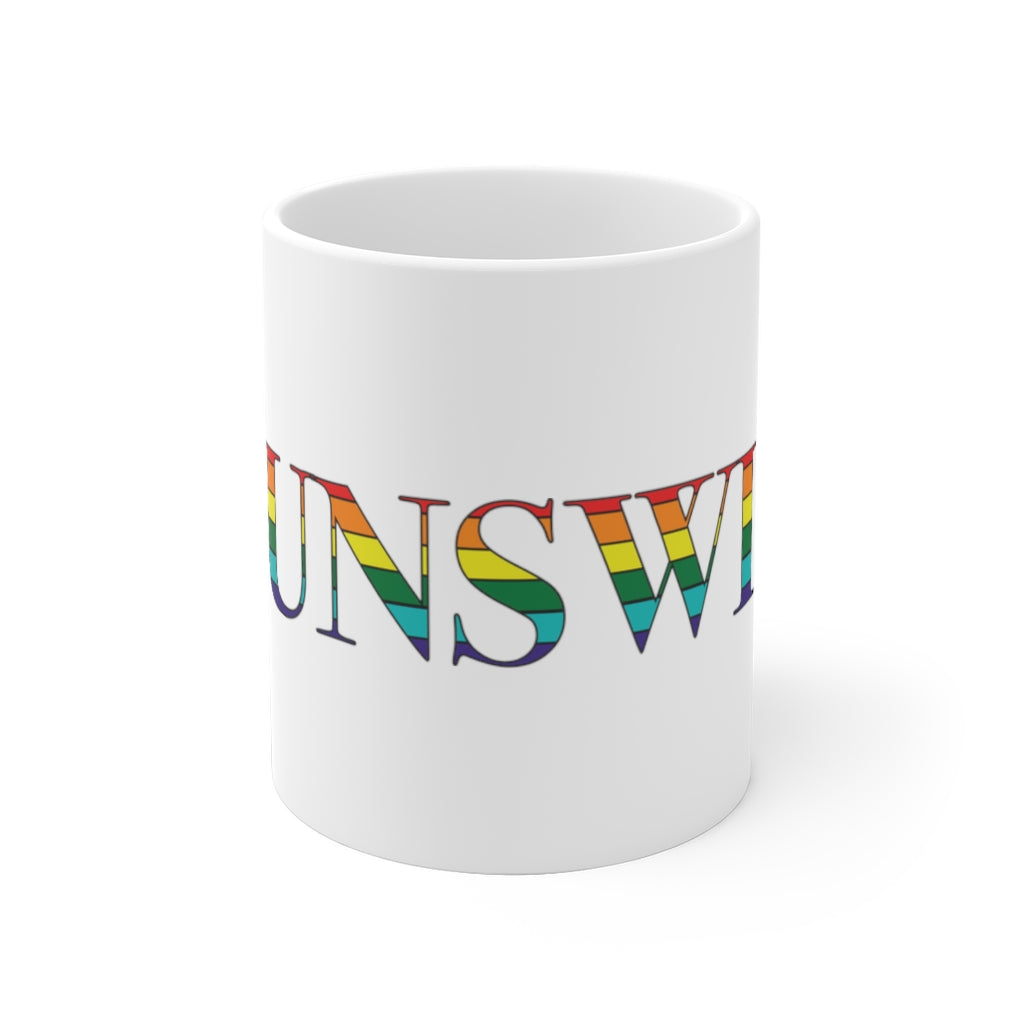 Brunswick Rainbow White Ceramic Mug