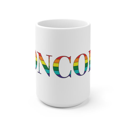 Concord Rainbow  White Ceramic Mug