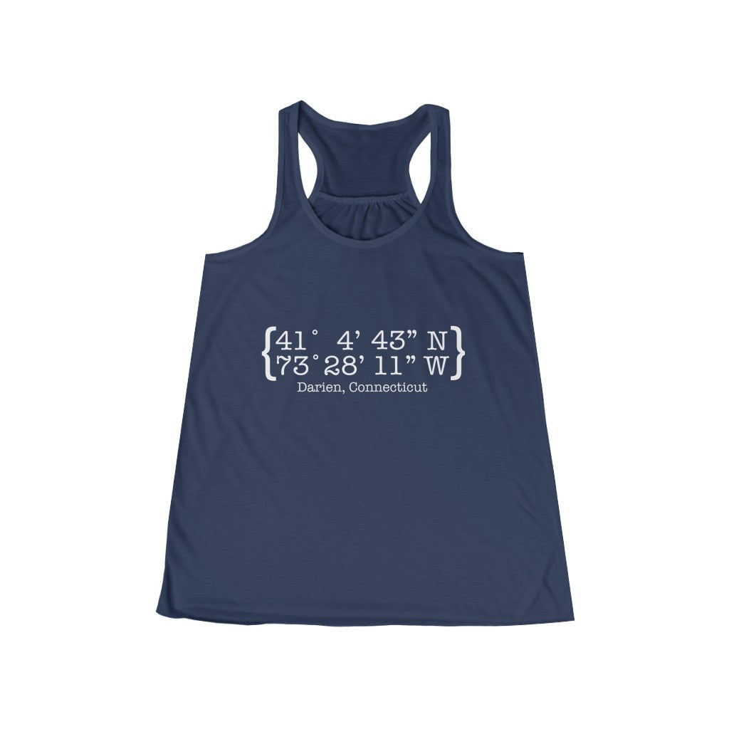 darien ct / connecticut womens tank top shirt 