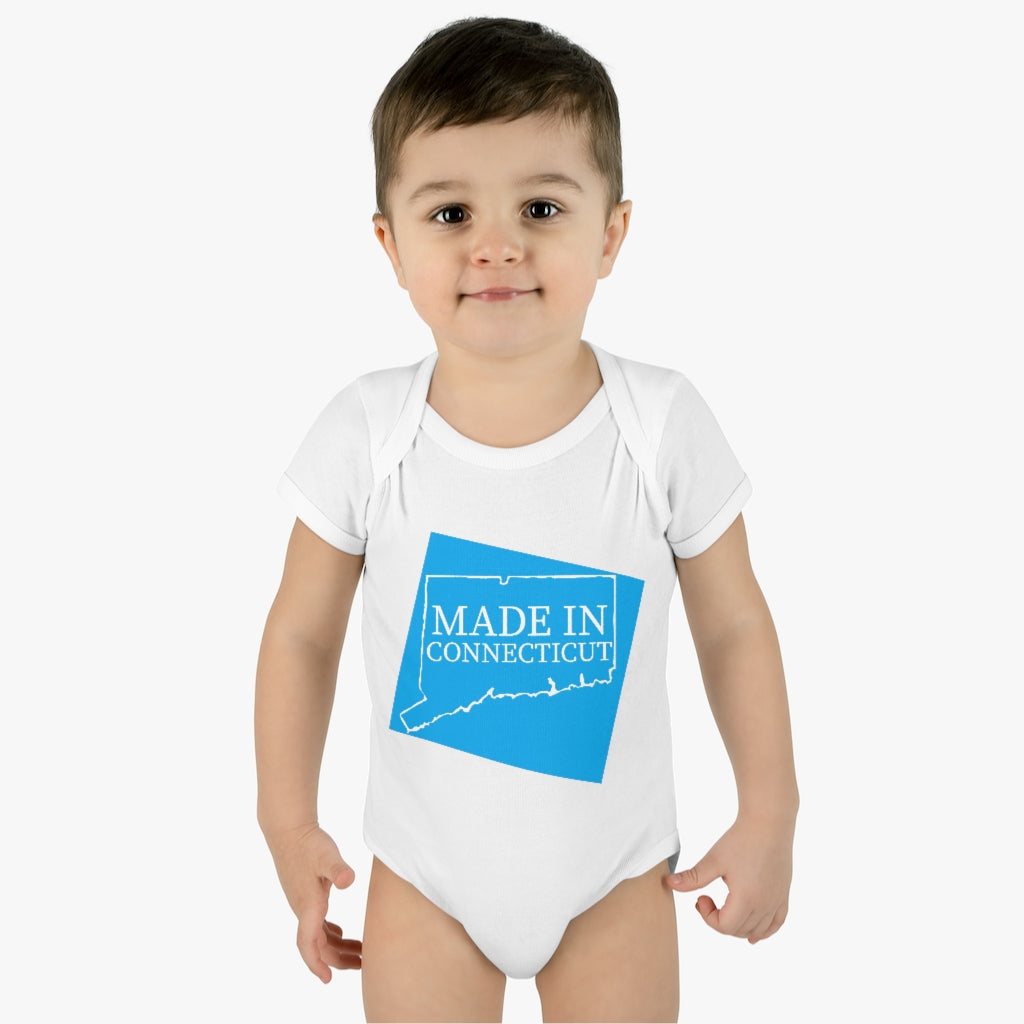 Made in Connecticut Infant Baby Rib Bodysuit