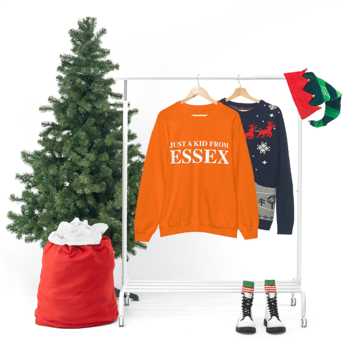 Just a kid from Essex Unisex Heavy Blend™ Crewneck Sweatshirt