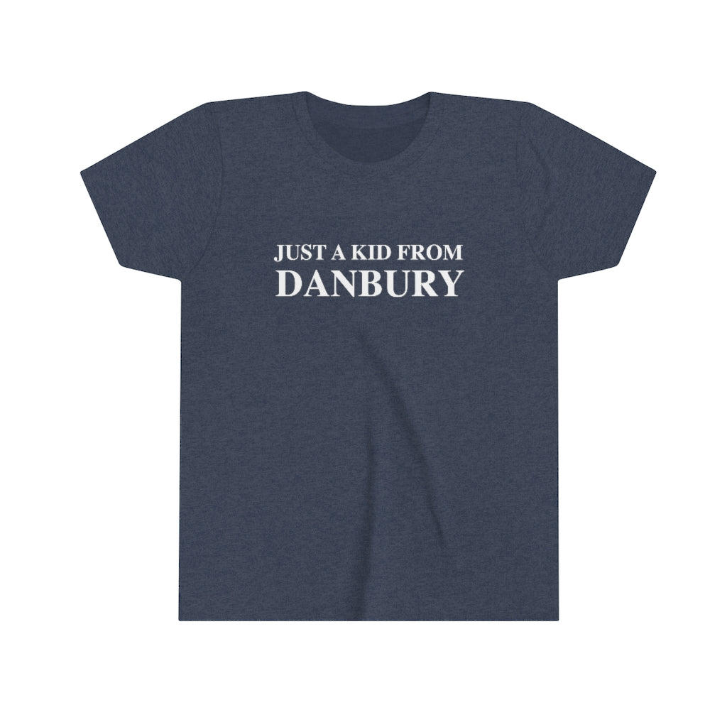 just a kid from danbury childrens tee shirt