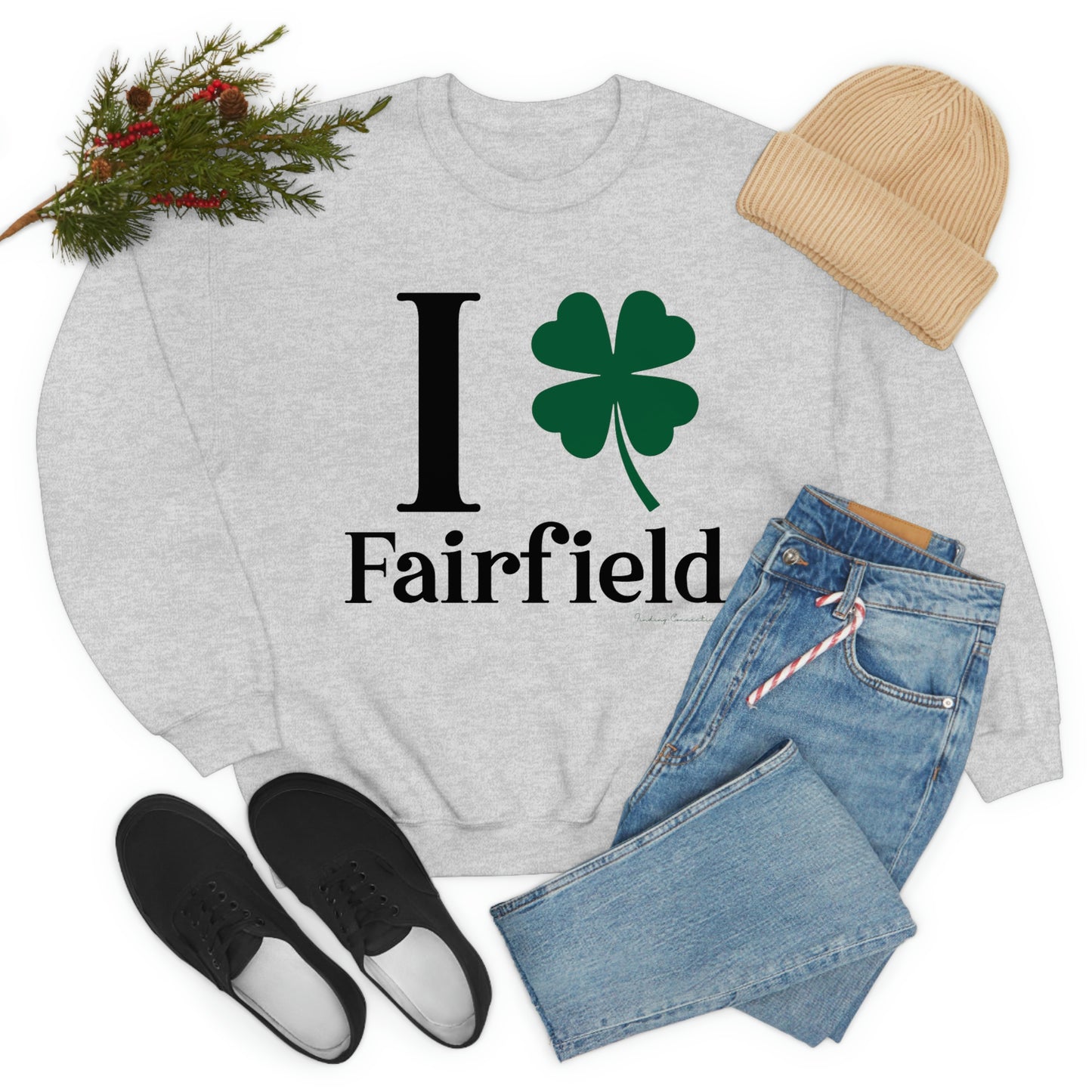 I Clover Fairfield Unisex Heavy Blend™ Crewneck Sweatshirt