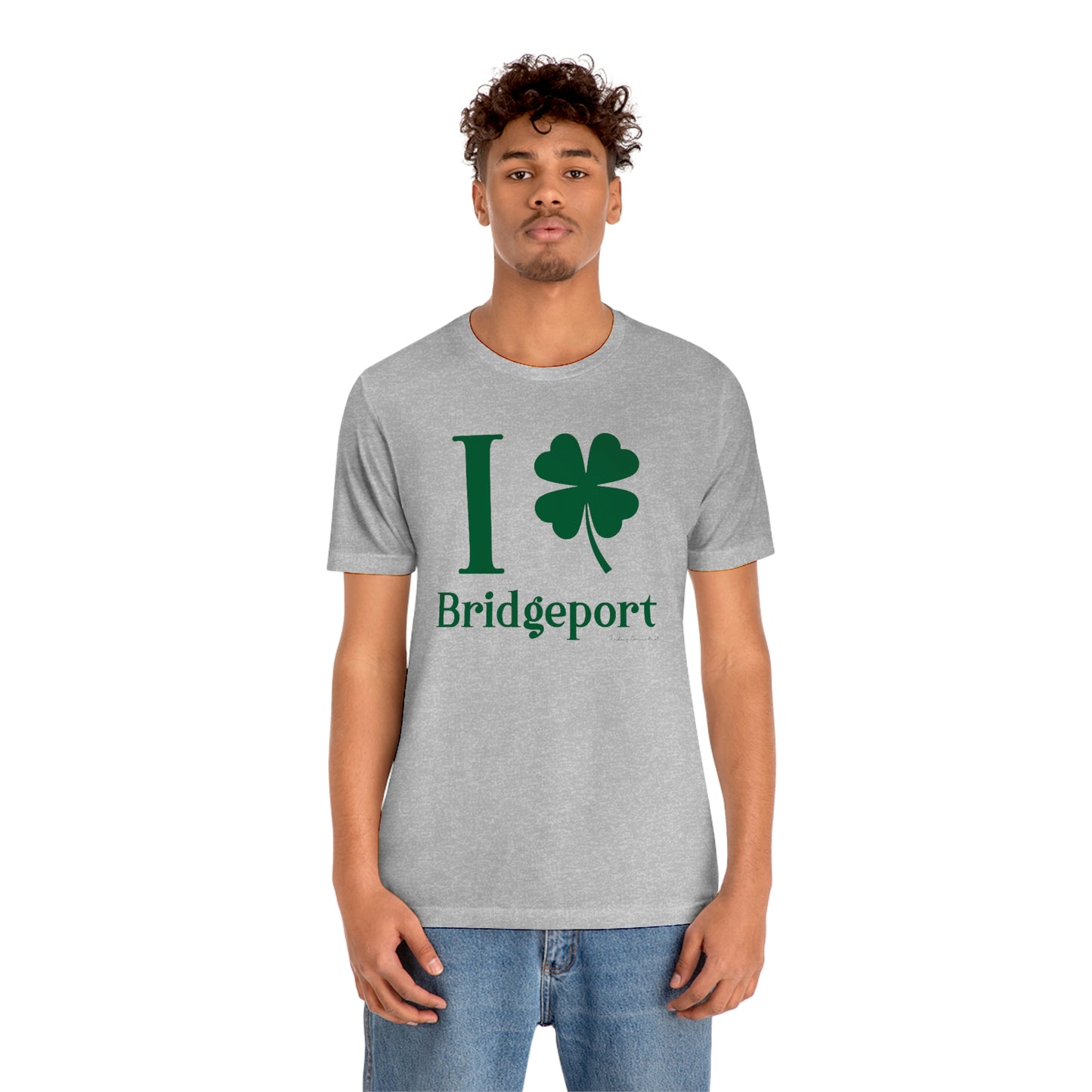 I Clover Bridgeport  (Green) Unisex Jersey Short Sleeve Tee