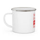Eat. Sleep. Fairfield. Repeat. Enamel Camping Mug