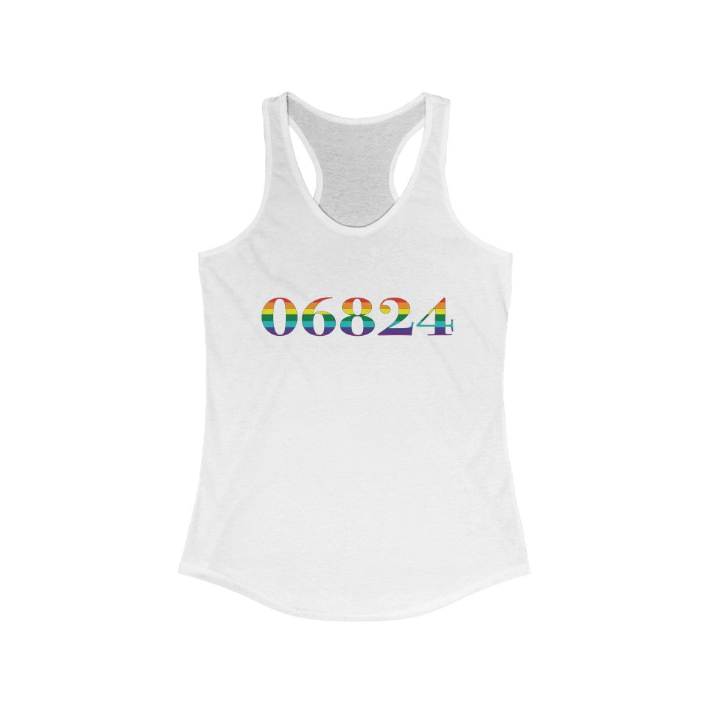 06824 Fairfield Rainbow Women's Ideal Racerback Tank