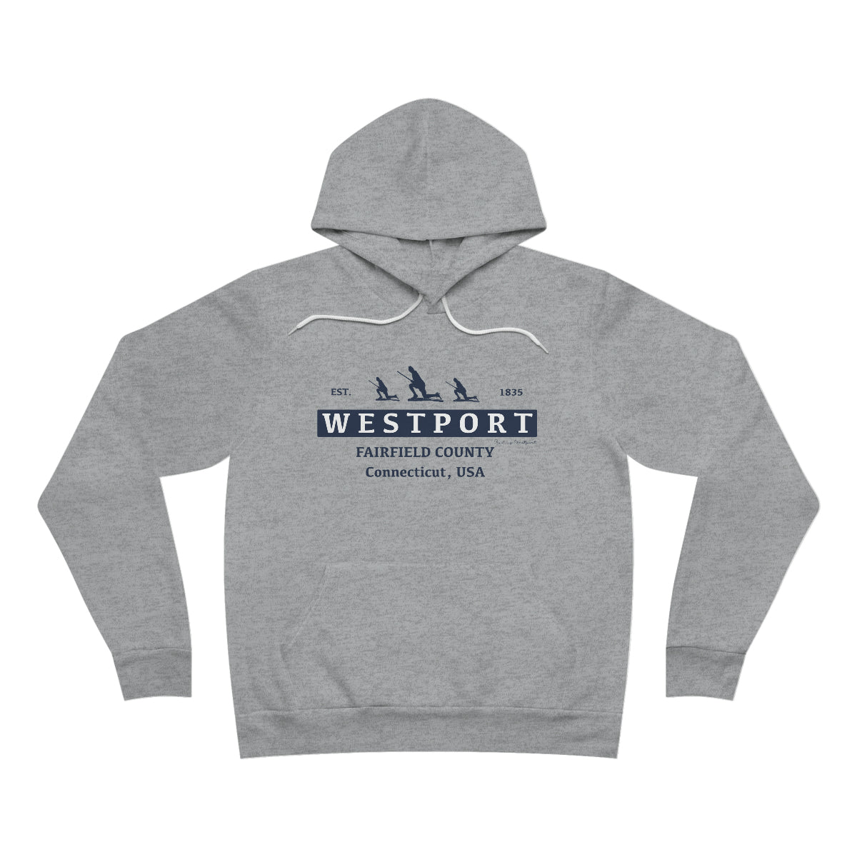 Westport Est. Unisex Sponge Fleece Pullover Hoodie