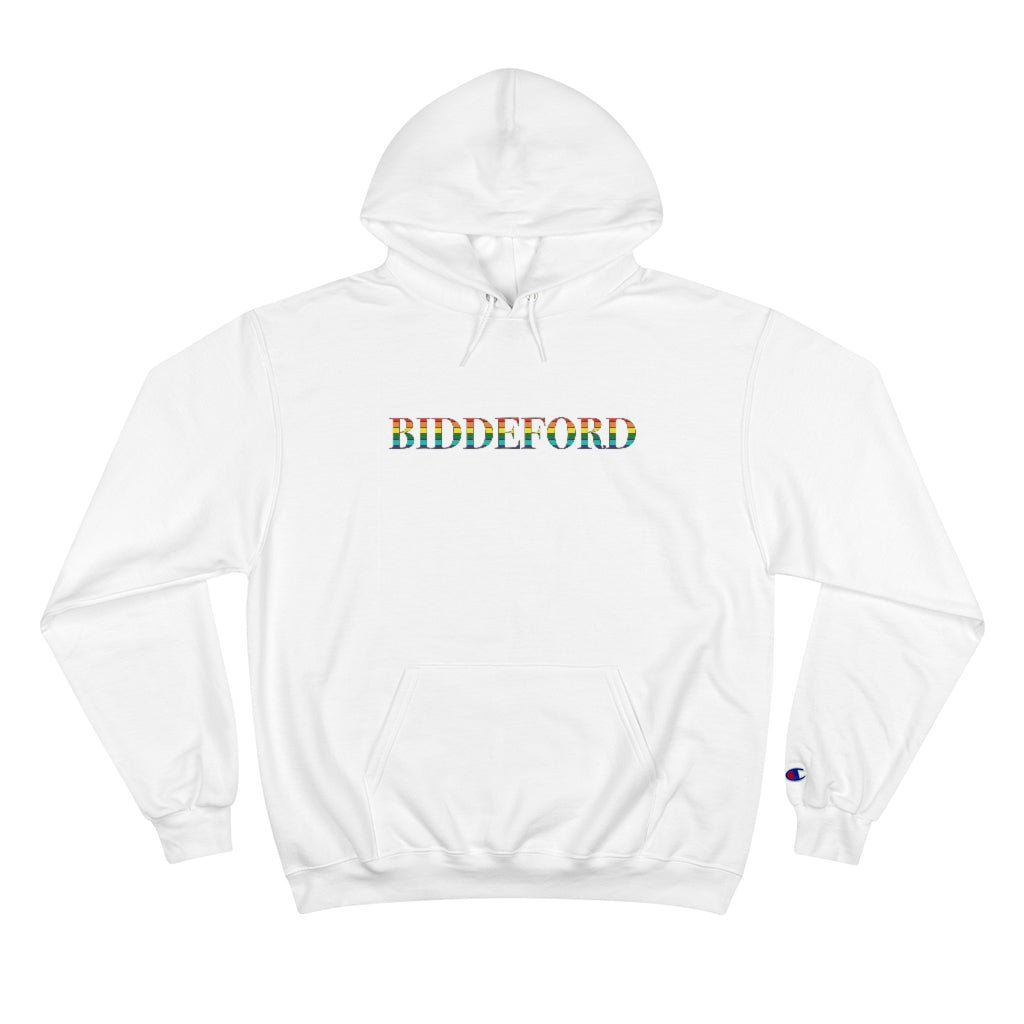 Biddeford Rainbow Champion Hoodie