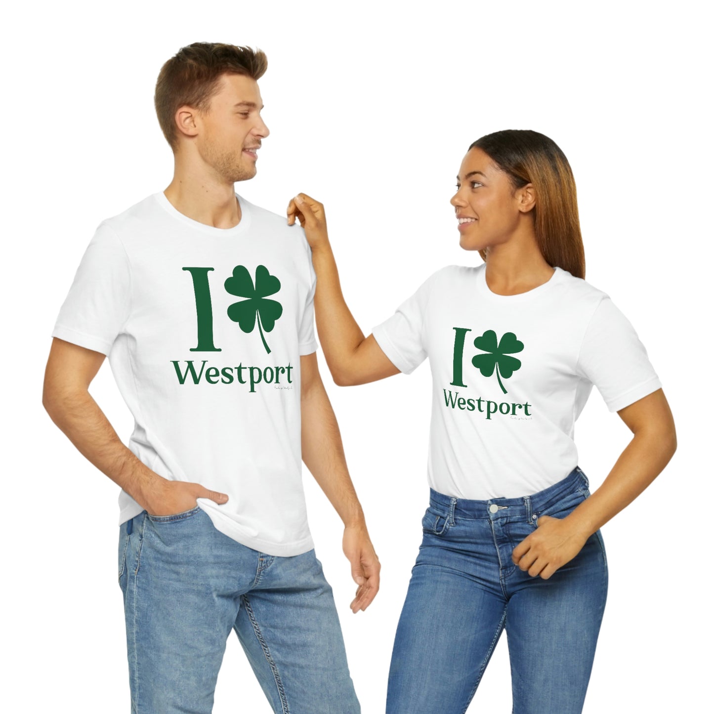 I Clover Westport (Green) Unisex Jersey Short Sleeve Tee