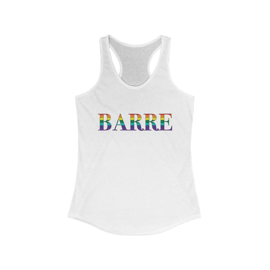 Barre Rainbow Women's Ideal Racerback Tank