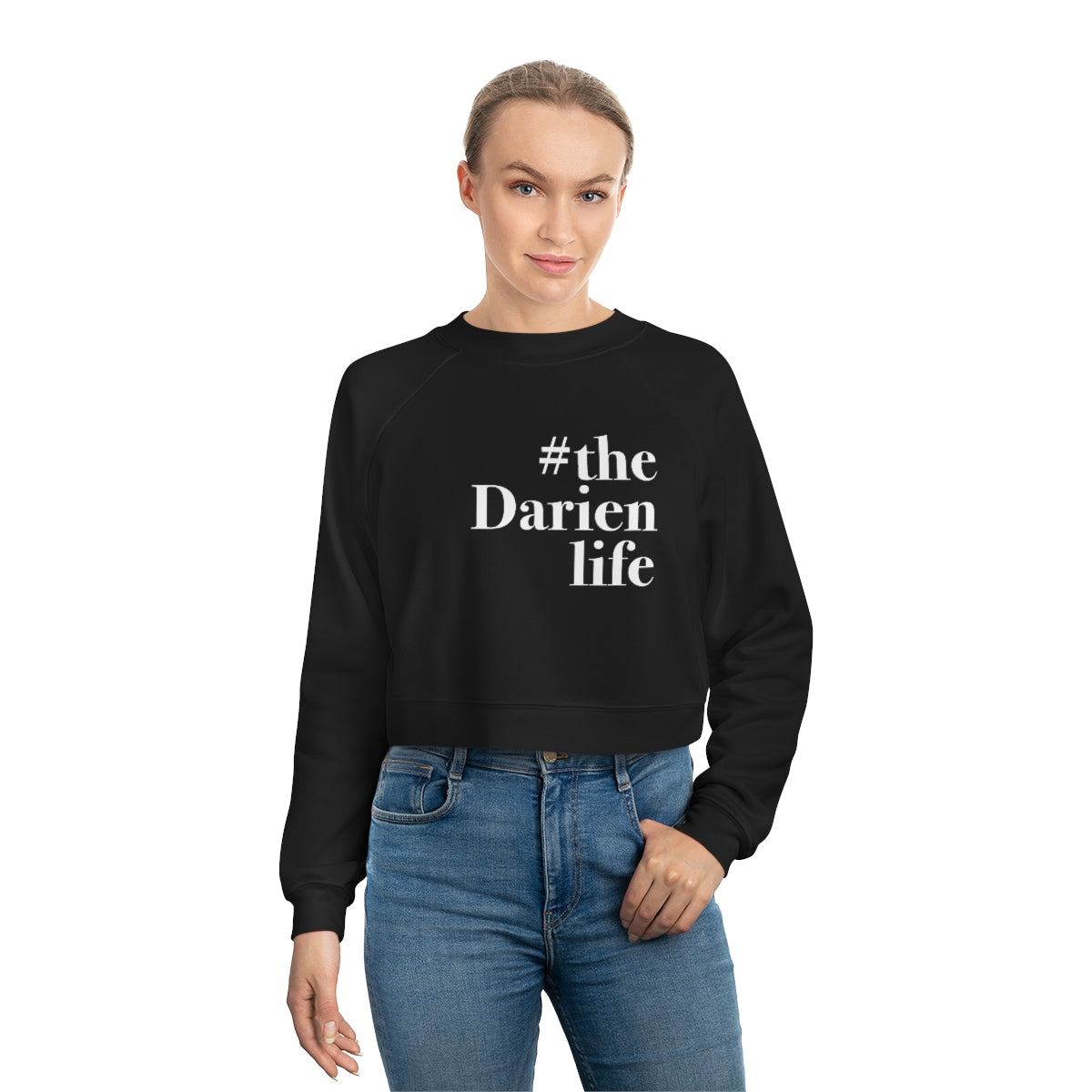 #thedarienlife darien cropped sweatshirt 