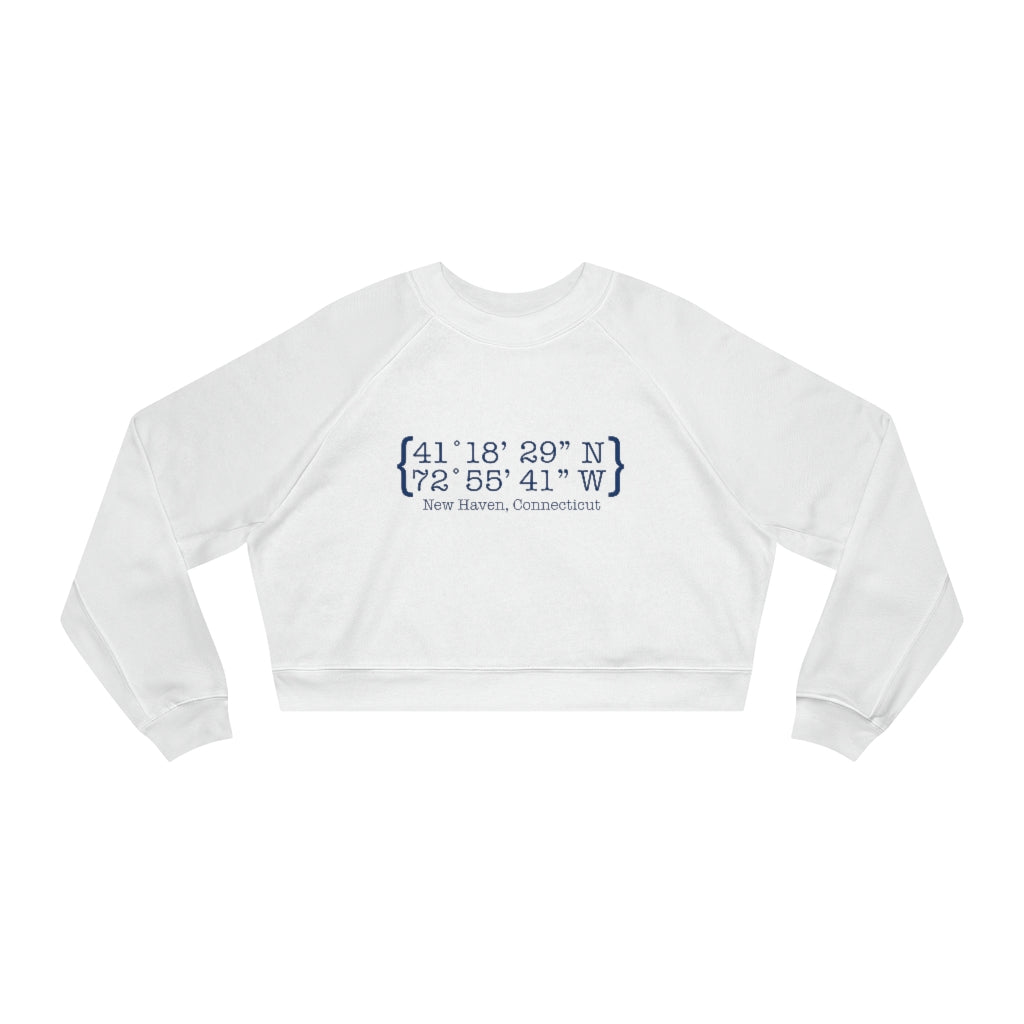 New Haven Coordinates Women's Cropped Fleece Pullover