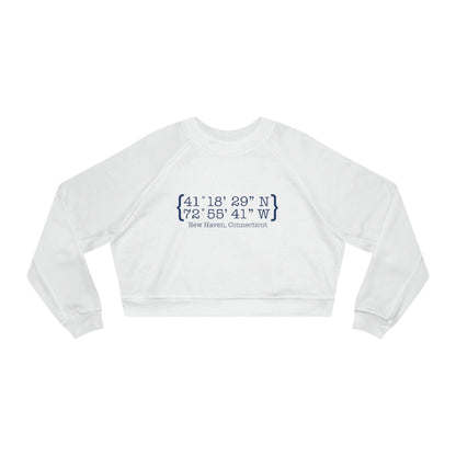 New Haven Coordinates Women's Cropped Fleece Pullover