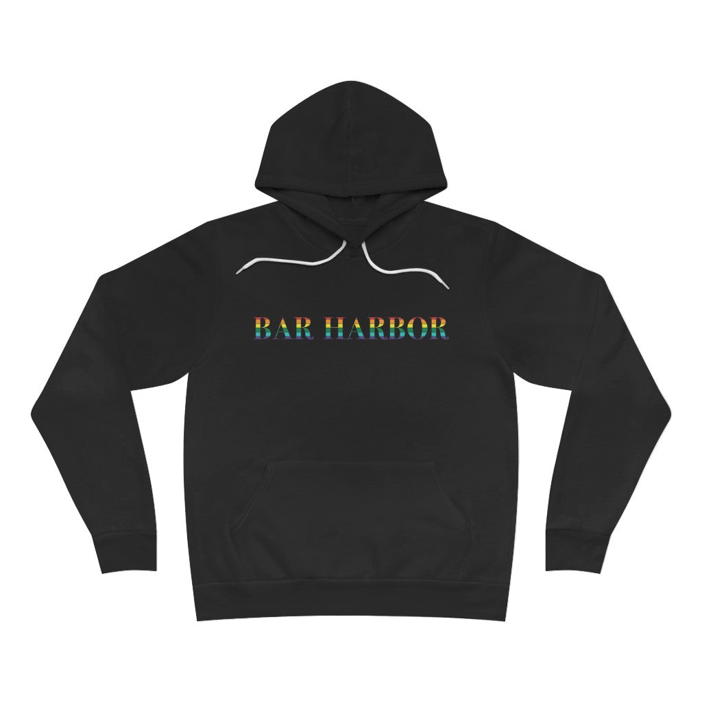 Bar Harbor Rainbow Unisex Sponge Fleece Pullover Hoodie