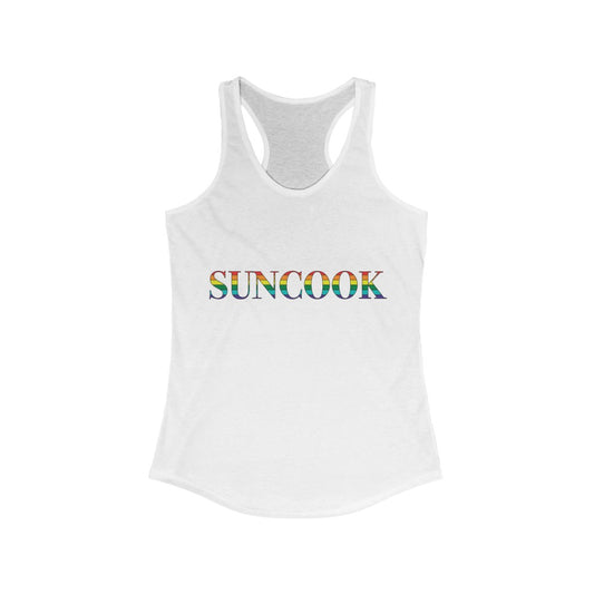 Suncook Rainbow Women's Ideal Racerback Tank