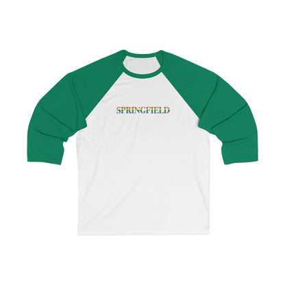 Springfield Rainbow Unisex 3\4 Sleeve Baseball Tee