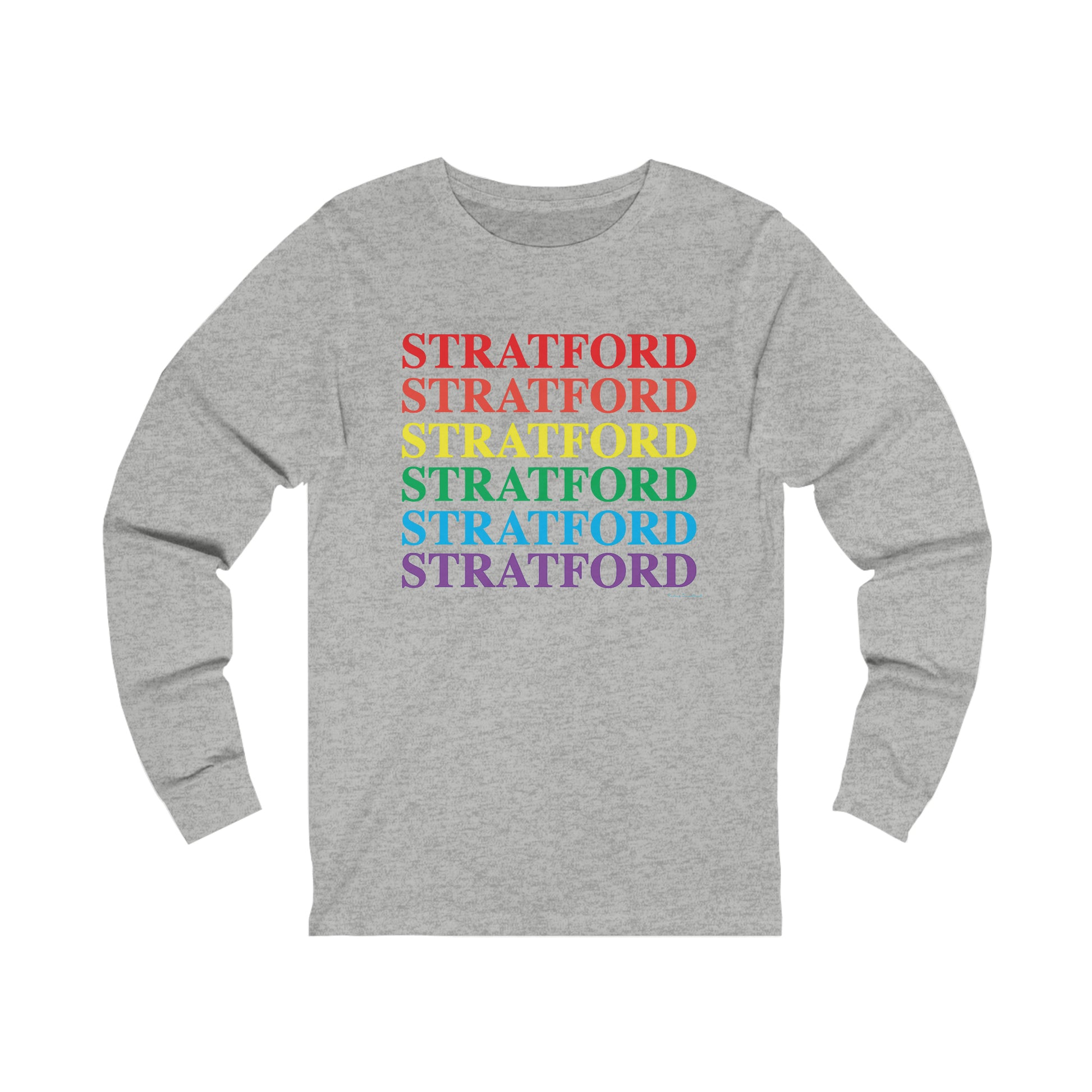 stratford connecticut pride long sleeve tee shirt 