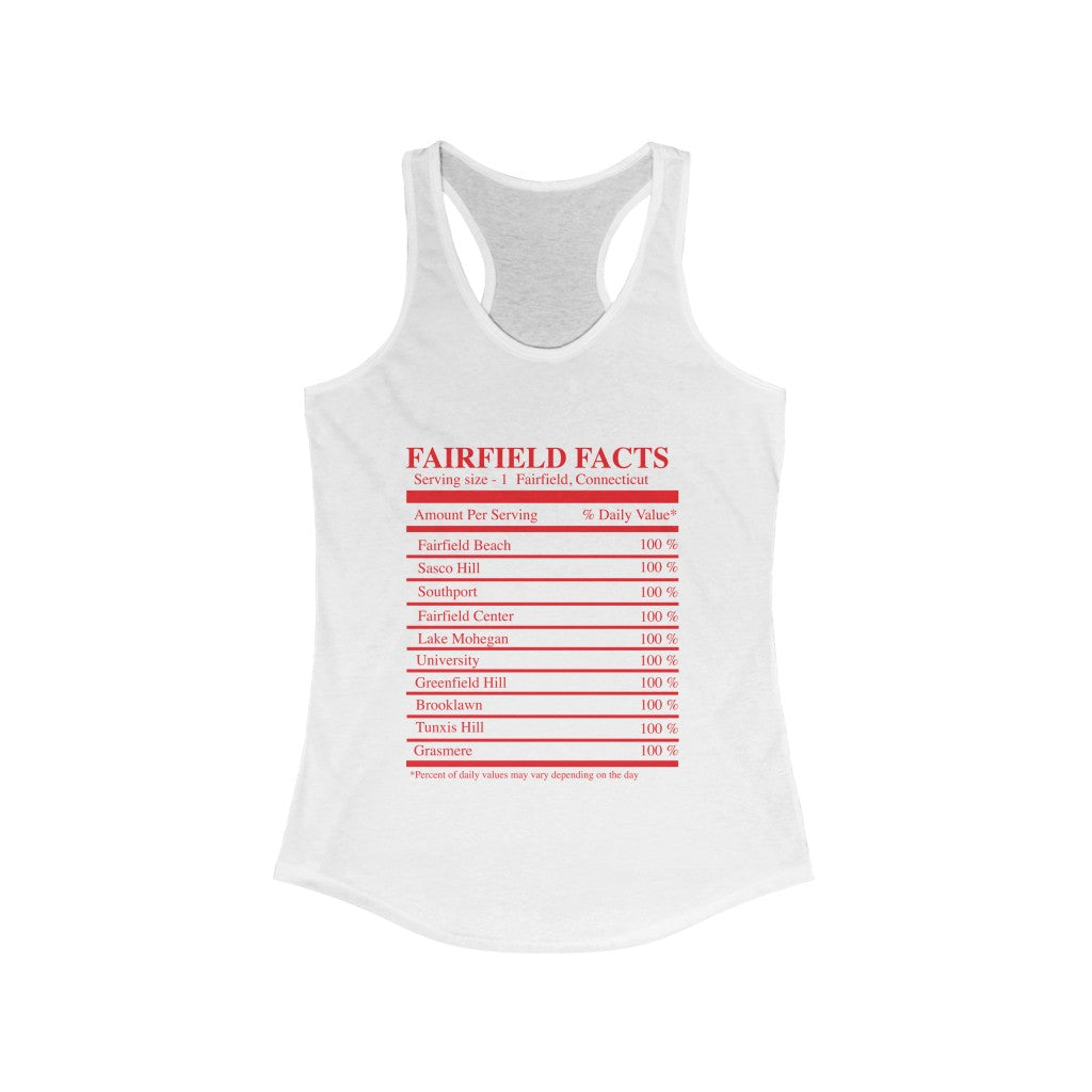 Fairfield Facts Women's Ideal Racerback Tank