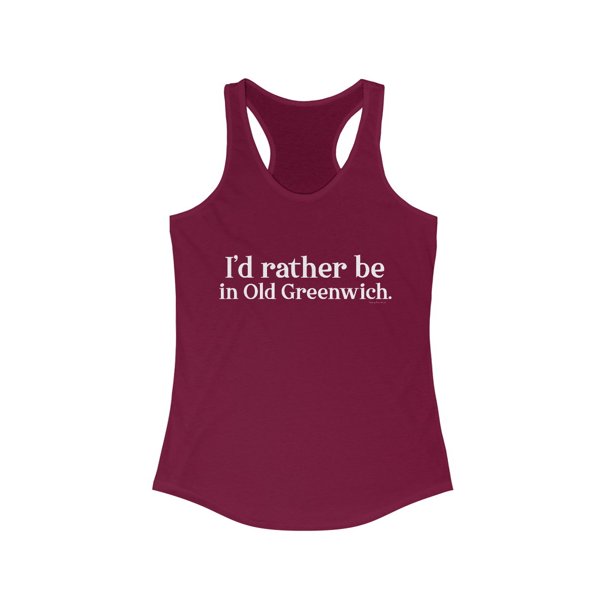 greenwich ct / connecticut tank top shirt 