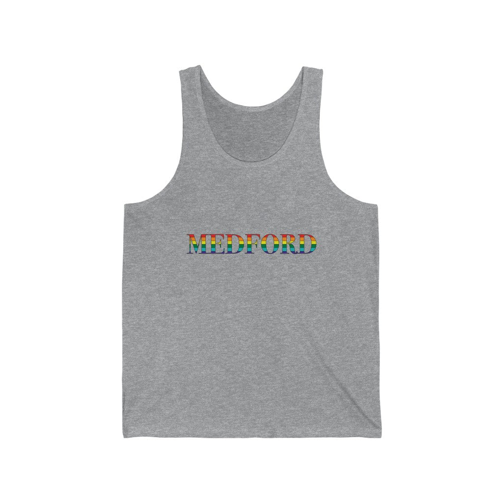 Medford Rainbow Unisex Jersey Tank