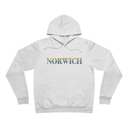 Norwich Rainbow Unisex Sponge Fleece Pullover Hoodie