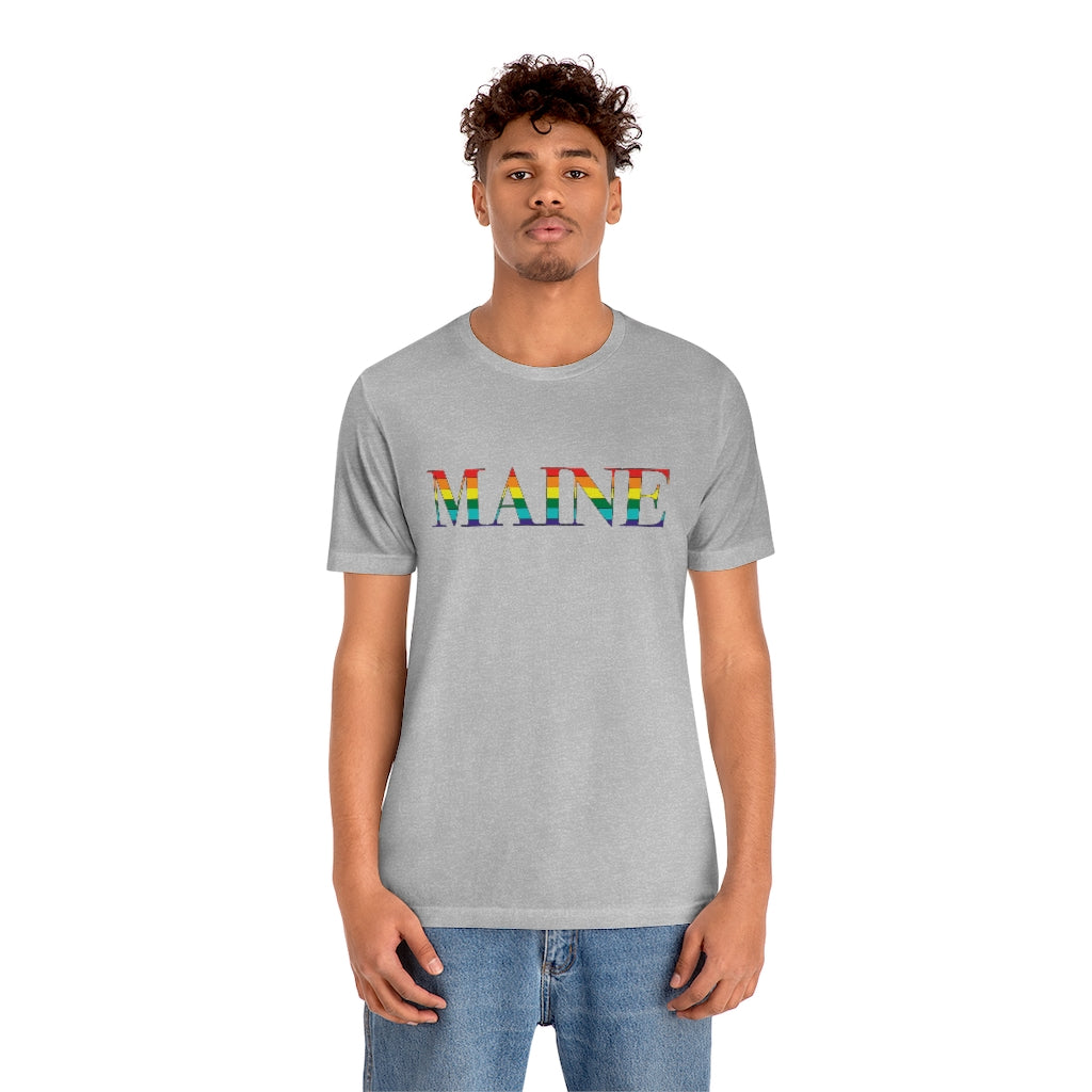 Maine Pride Unisex Jersey Short Sleeve Tee