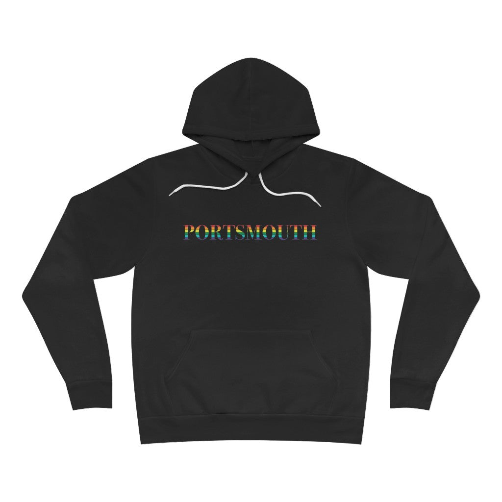 Portsmouth Rainbow Unisex Sponge Fleece Pullover Hoodie