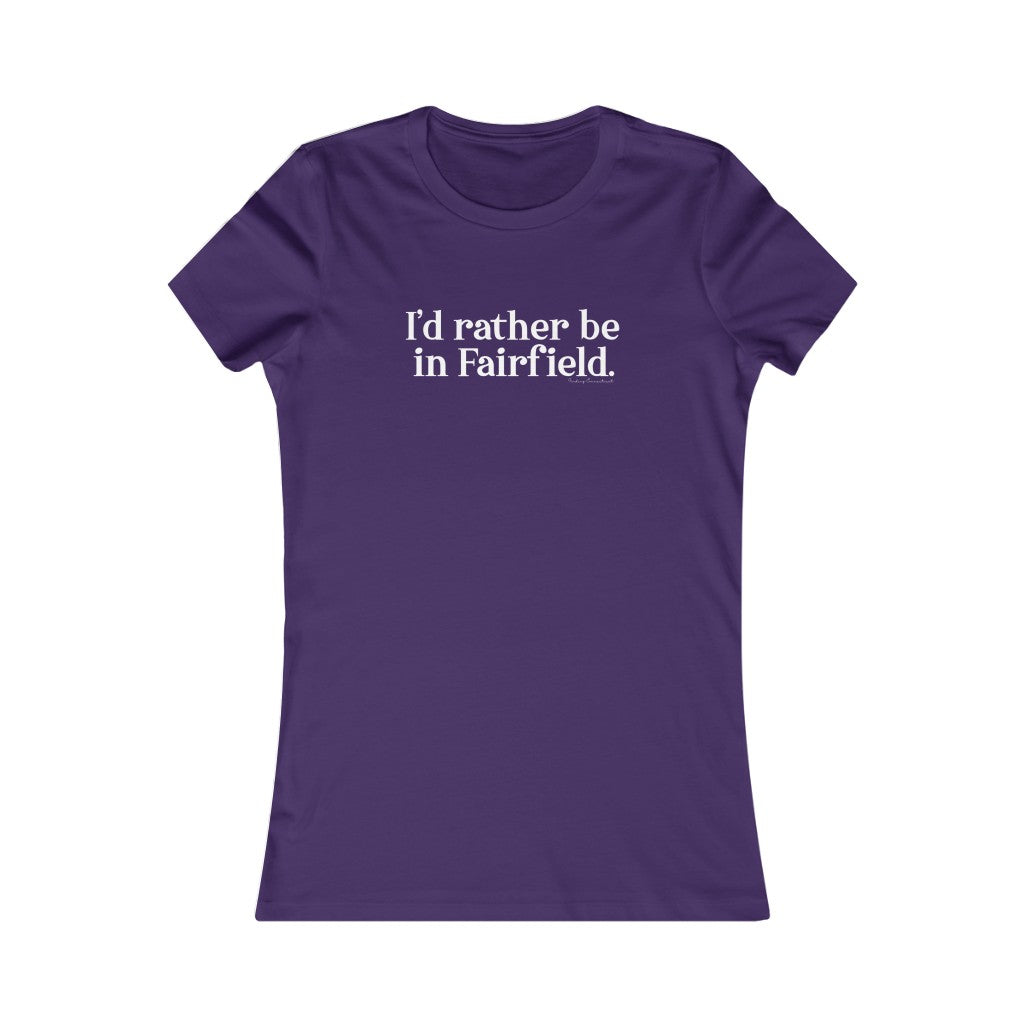 Fairfield ct / connecticut women's tee shirt