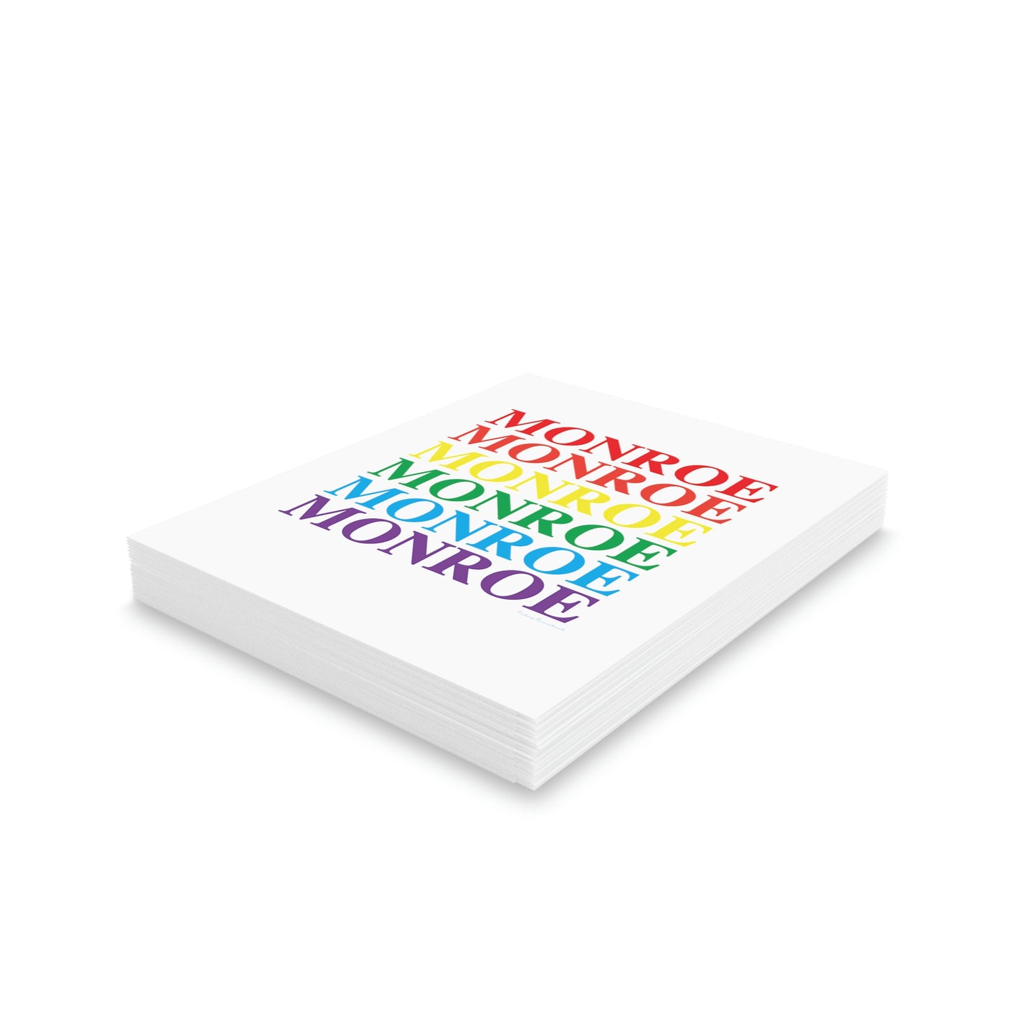 Monroe Pride Greeting Cards (8, 16, and 24 pcs)