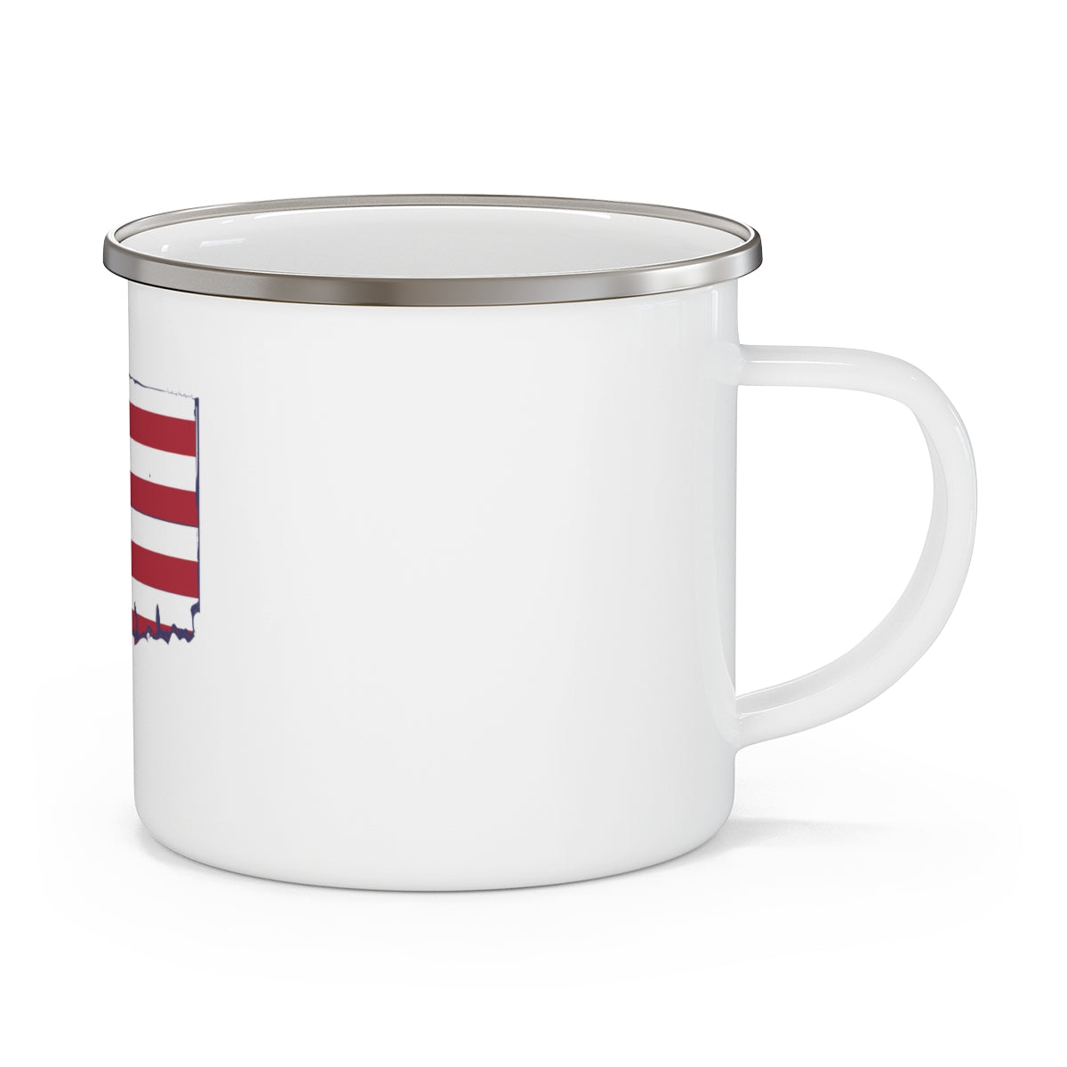 Minuteman Connecticut Flag Enamel Camping Mug