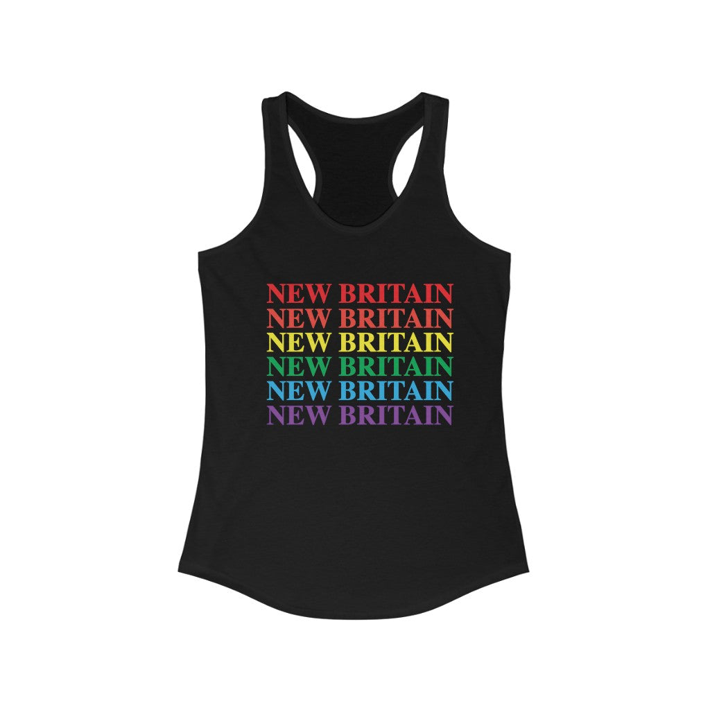 New Britain Pride Women's Ideal Racerback Tank