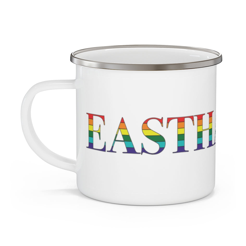 Easthampton Rainbow Enamel Camping Mug