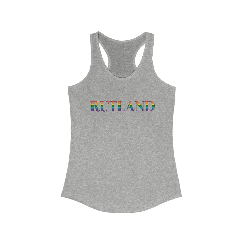 Rutland Rainbow Women's Ideal Racerback Tank