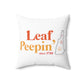 Leaf Peepin' New Hampshire  Show your love for the fall season with this Leaf Peepin' Connecticut collection. From the traveler to the local, this collection is inspired for anyone who loves the crisp air and colorful autumn season. Proceeds of this collection go to help grow Finding New England's brand. 