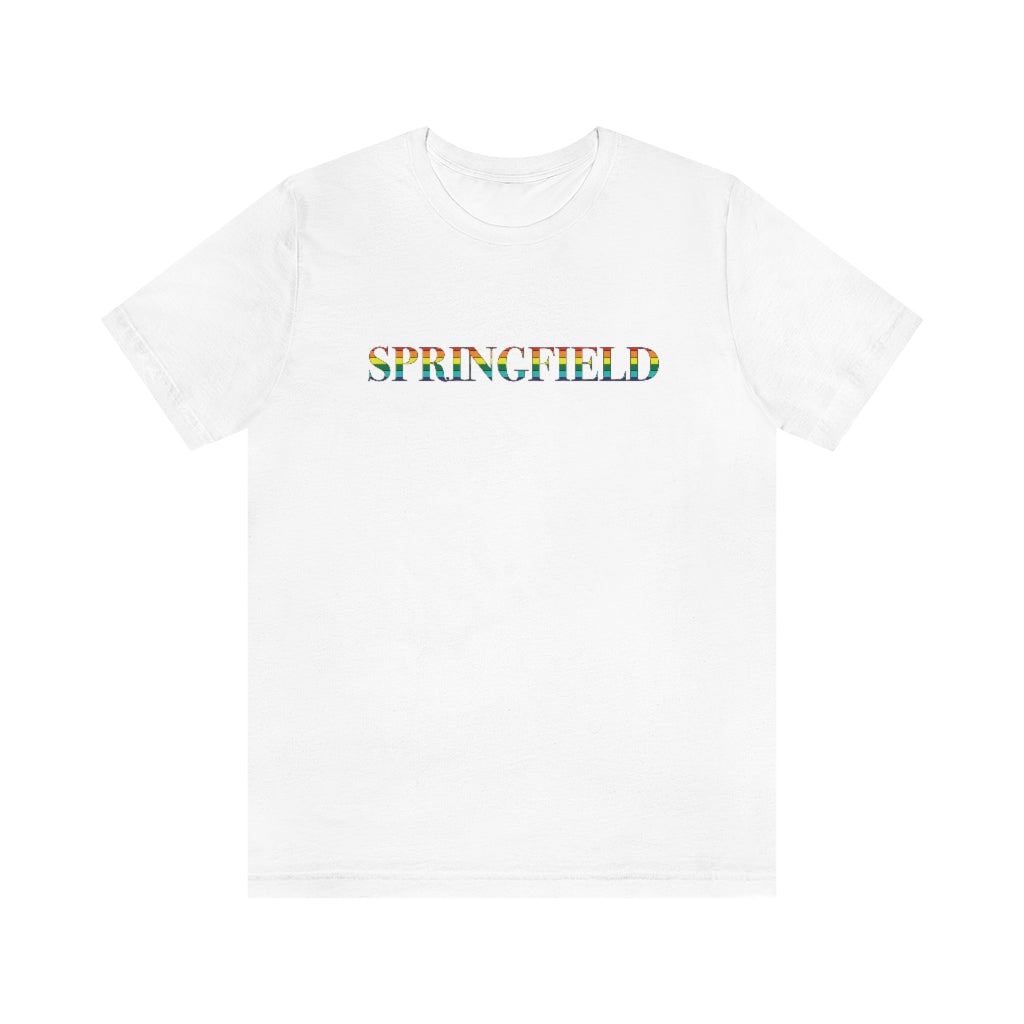 Springfield Rainbow Unisex Jersey Short Sleeve Tee