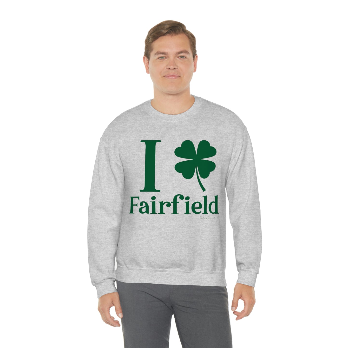 I Clover Fairfield (Green) Unisex Heavy Blend™ Crewneck Sweatshirt