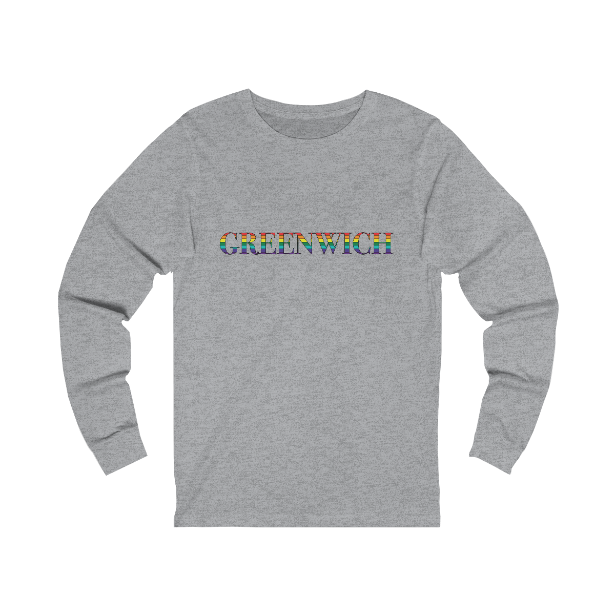 Greenwich Rainbow Unisex Jersey Long Sleeve Tee