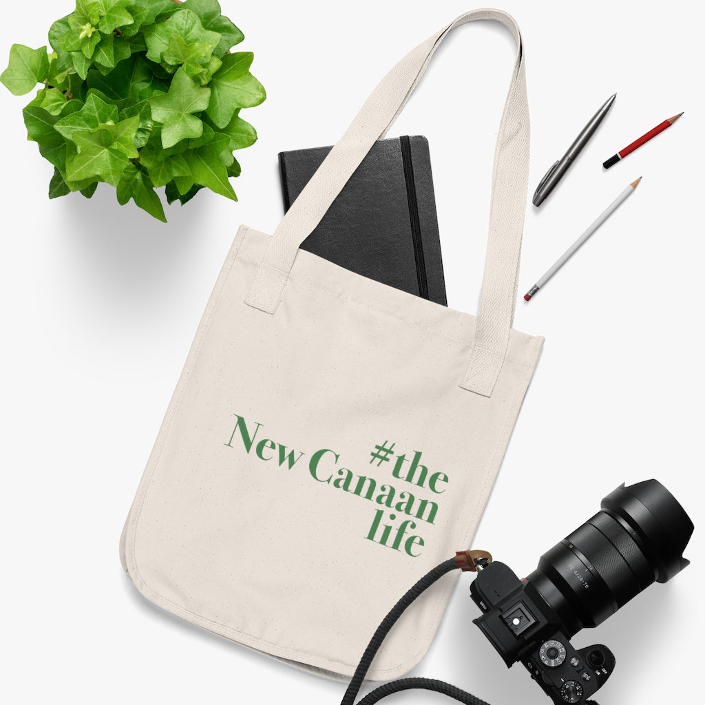 #thenewcanaanlife Organic Canvas Tote Bag