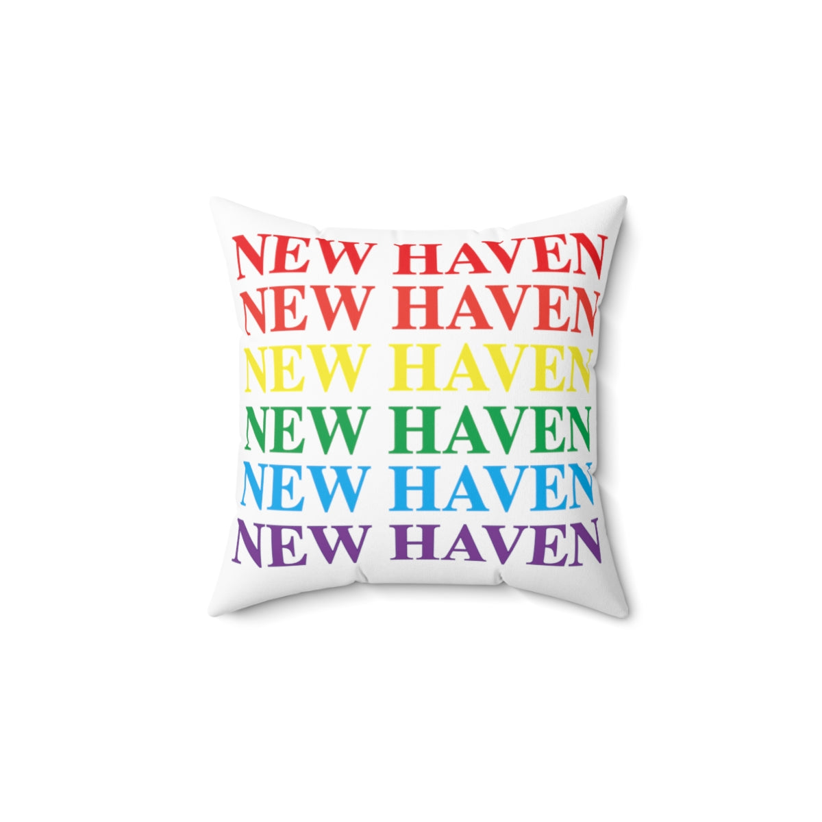 New Haven Pride Spun Polyester Square Pillow 