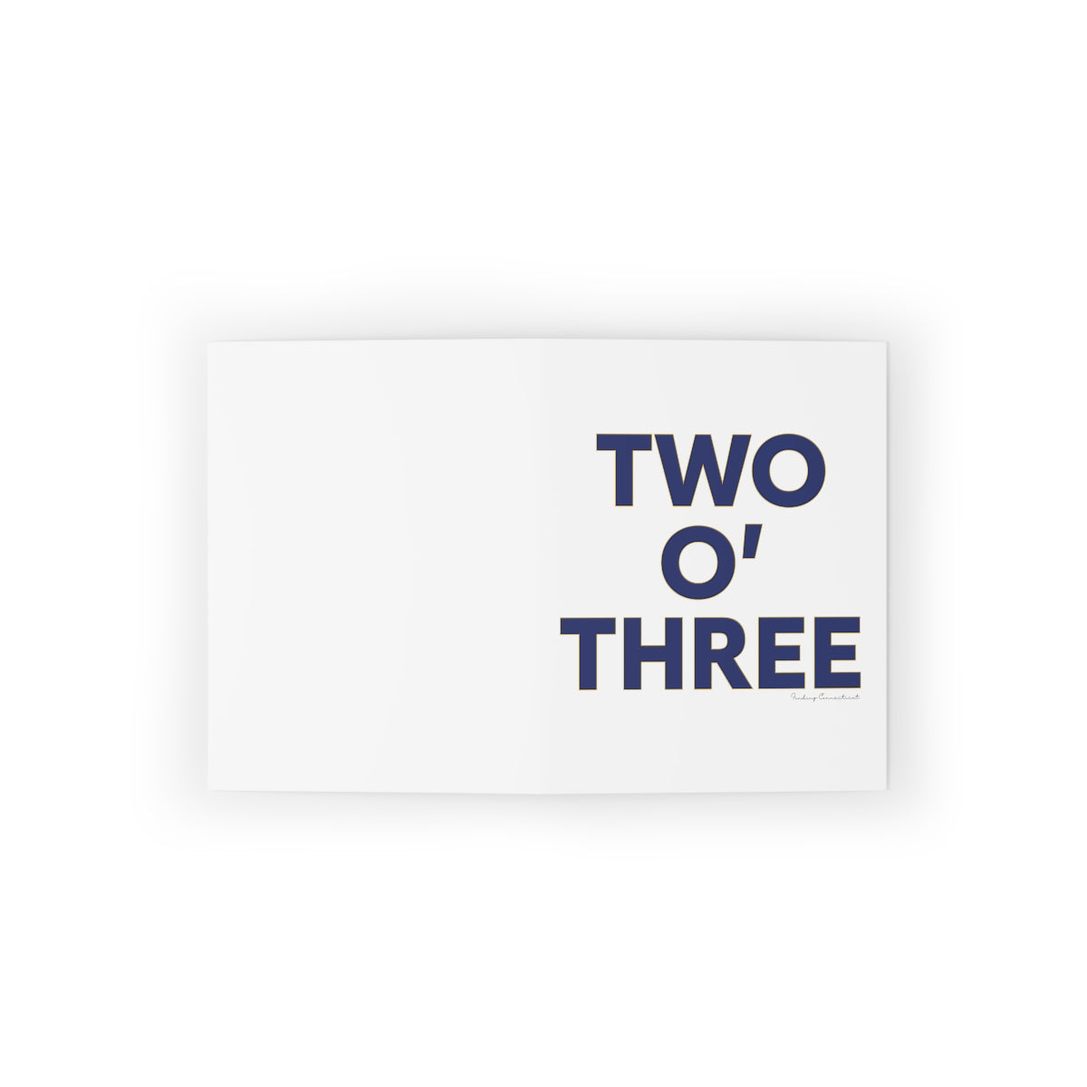 Two O' Three Greeting Cards (8, 16, and 24 pcs)